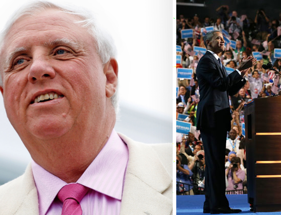 Jim Justice and Obama