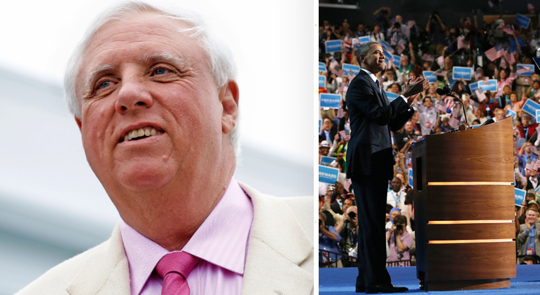 Jim Justice and Obama