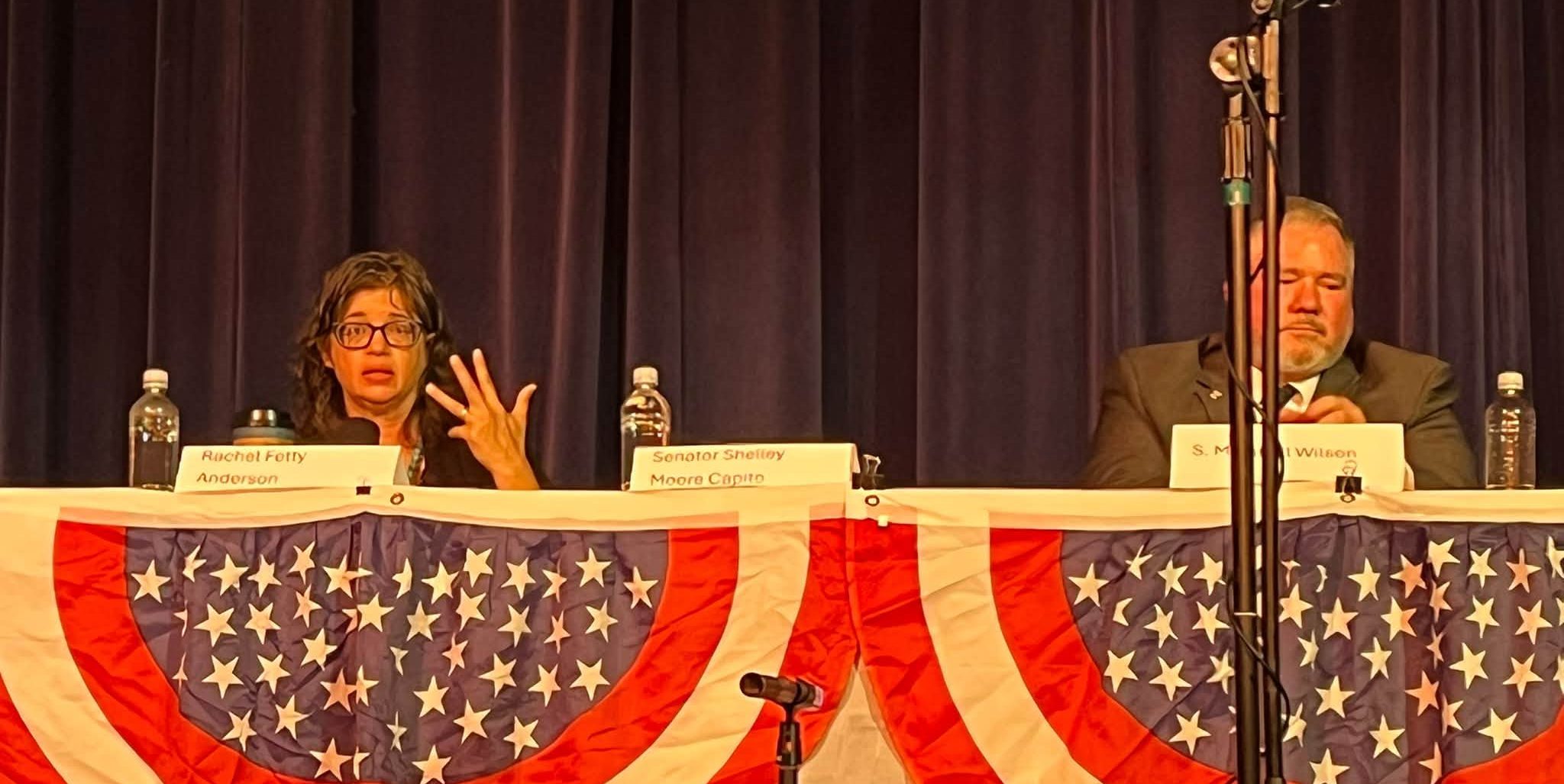 Rachel Fetty Anderson Attends Martinsburg Candidate Forum as Capito Remains Absent